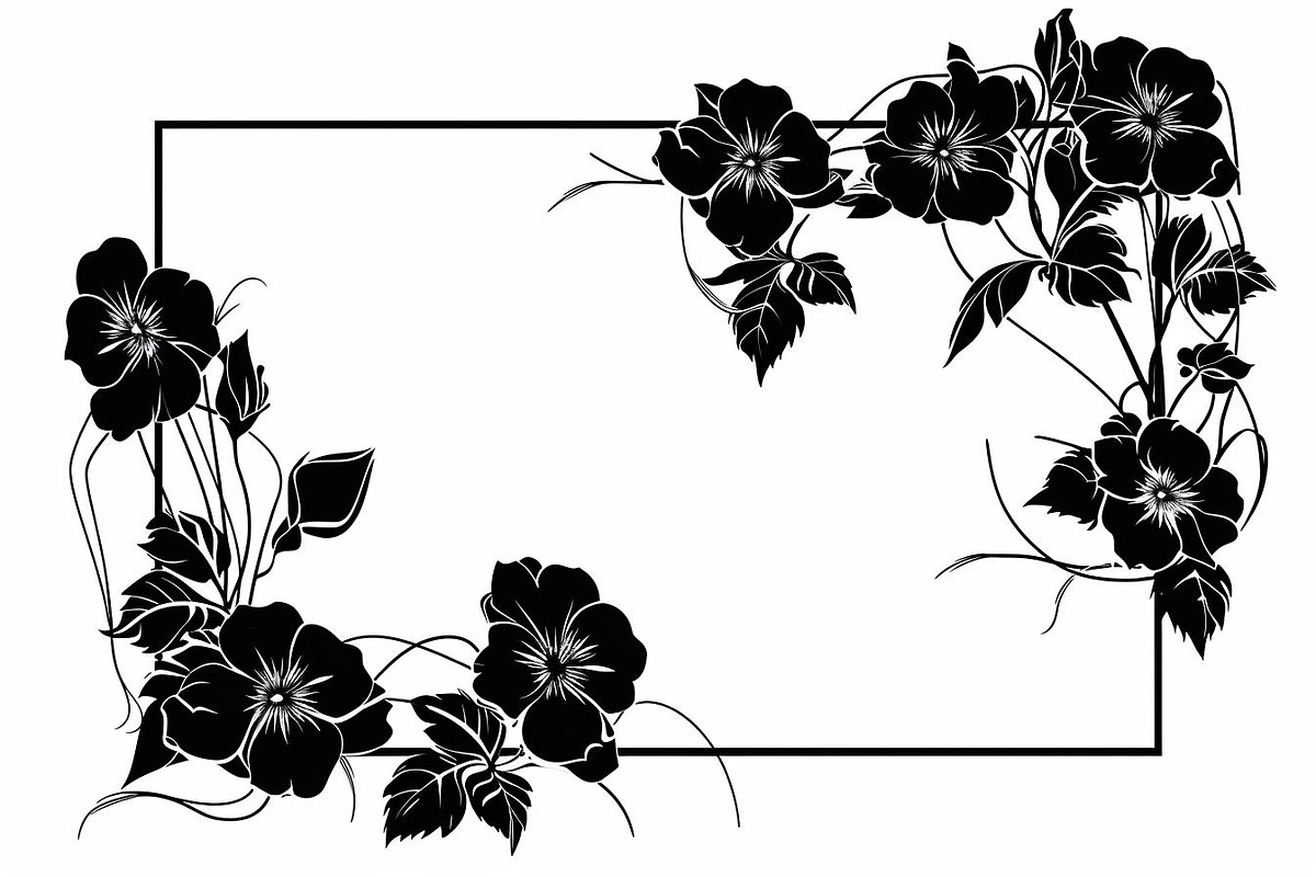 Decorative Floral Frame Set, an Illustration by jahid234 (Photo 7 of 9)