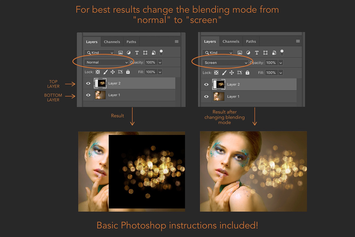 Gold bokeh overlays, an Object Graphic by Paper Farms (Photo 9 of 9)