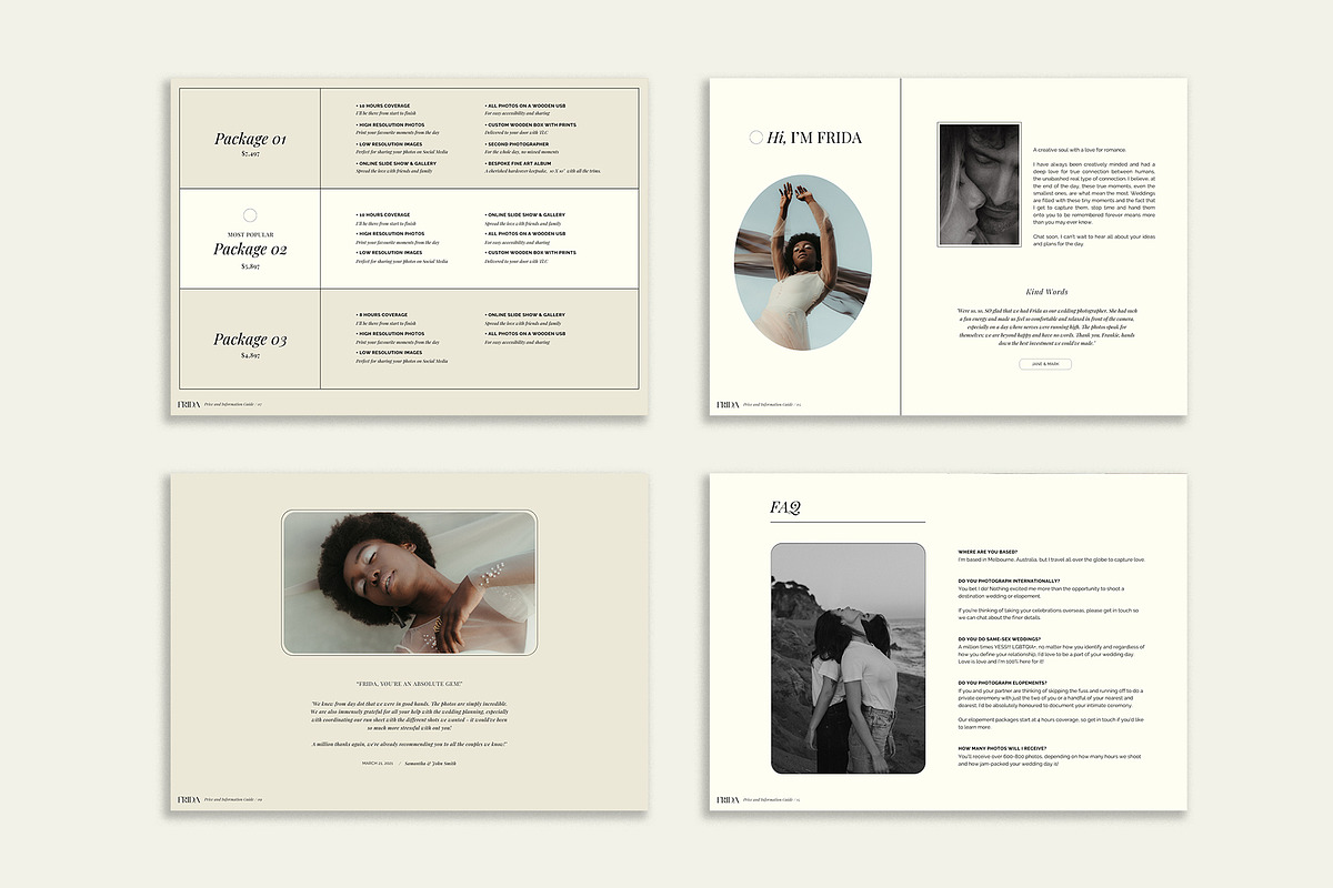 Editorial | Photo Price Guide Canva, a Templates & Theme by Studio Leelou (Photo 7 of 9)