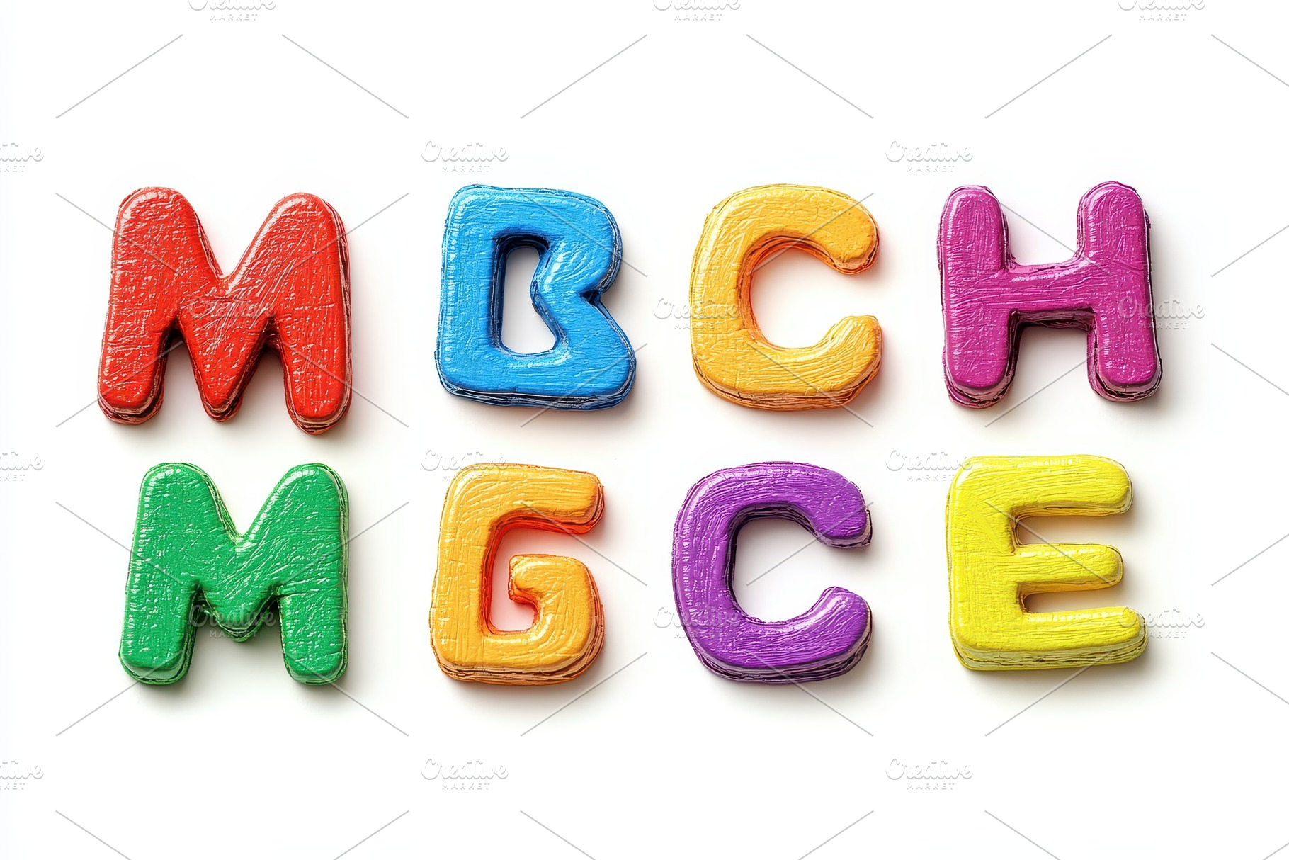 Colorful ABC alphabet letters arrang, a Photo by Pavel_design