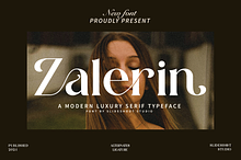 Zalerin || Modern Serif Typeface