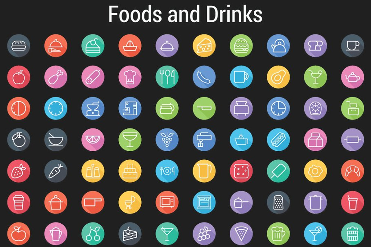 1800+ Flat Icons - Line Icons Pack, an Outline Icon by FlatLineIcons (Photo 8 of 31)