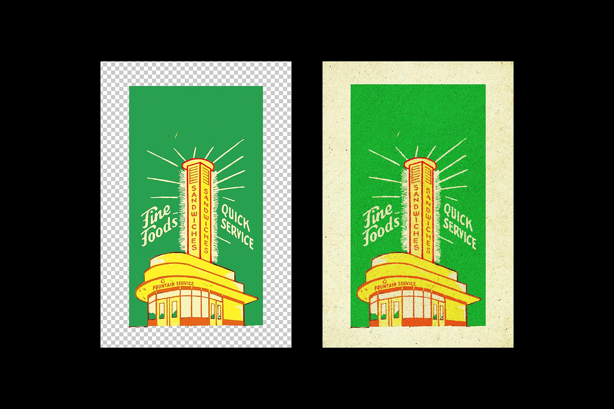 Vintage Paper Print Effect, a Layer Style Add-On by Design Squad (Photo 6 of 6)