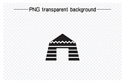 Camping Tent Icons, a Solid Icon by Designfour (Thumbnail 2 of 7)