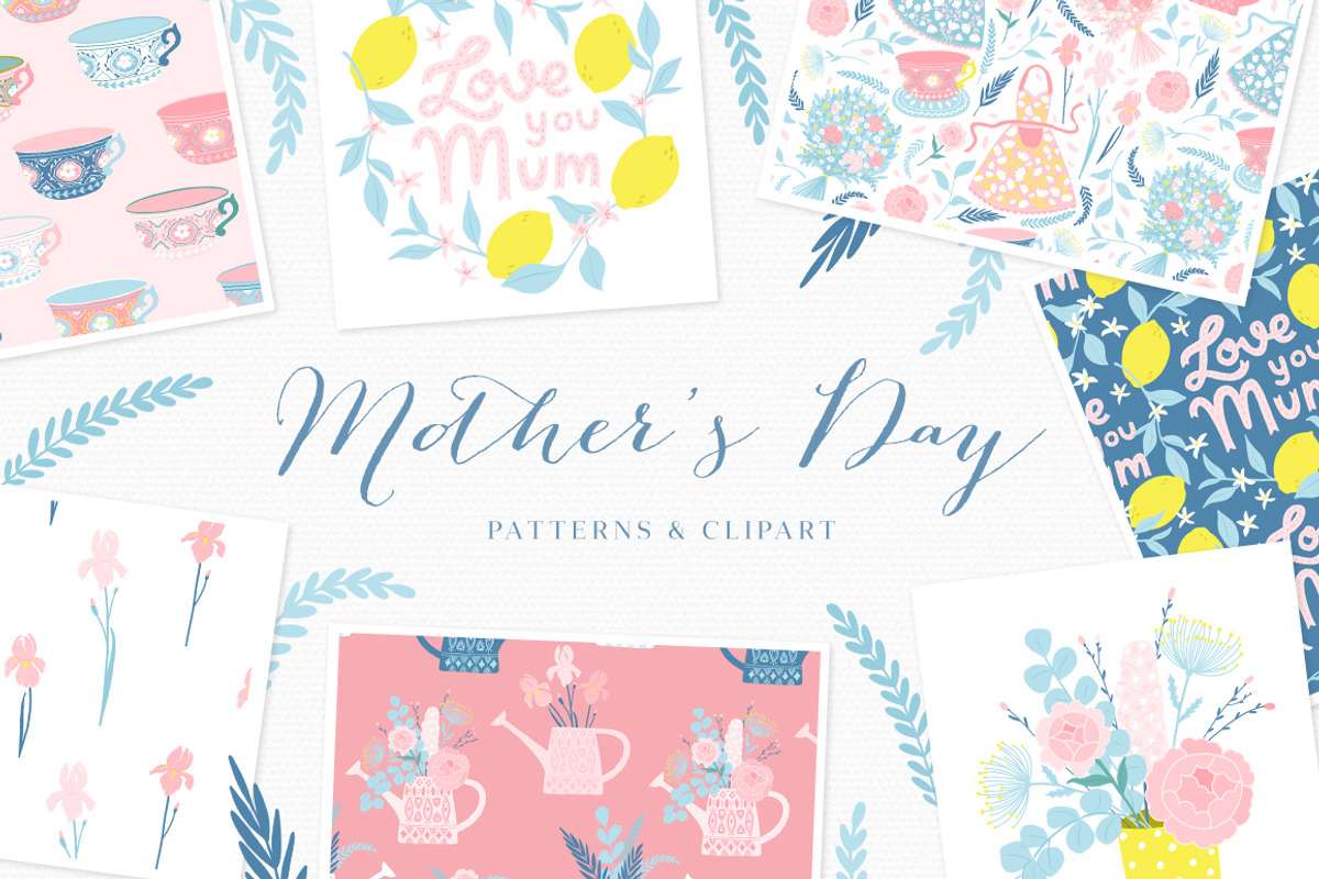 Mother's Day prints and patterns, a Pattern Graphic by Inna Moreva (Photo 1 of 10)