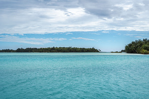 View of Motus Around Bora Bora Island in French Polynesia, a Nature Photo by GoodGoods
