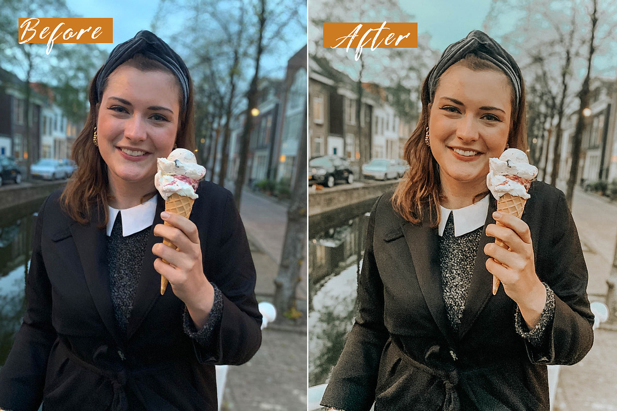Mobile Lightroom Presets BRONZE GLOW preview 2