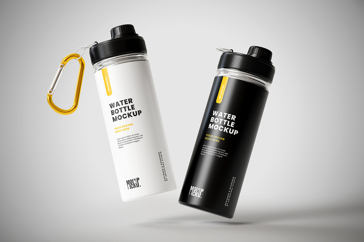 Water Bottle Mockup, a Cups & Container Mockup by Artnivora.Std (Photo 4 of 5)