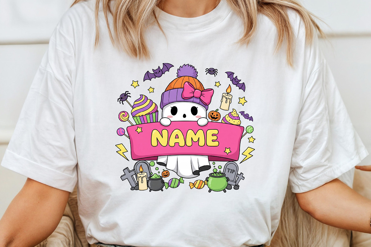 Custom Name Halloween png, an Illustration by Craft Nest (Photo 4 of 6)
