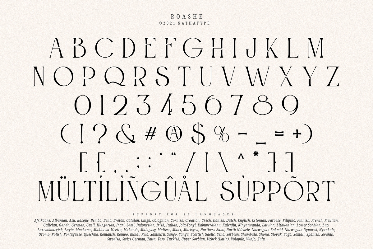 Roashe-Serif Font Family (Updated), a Serif Font by Nathatype (Photo 7 of 10)