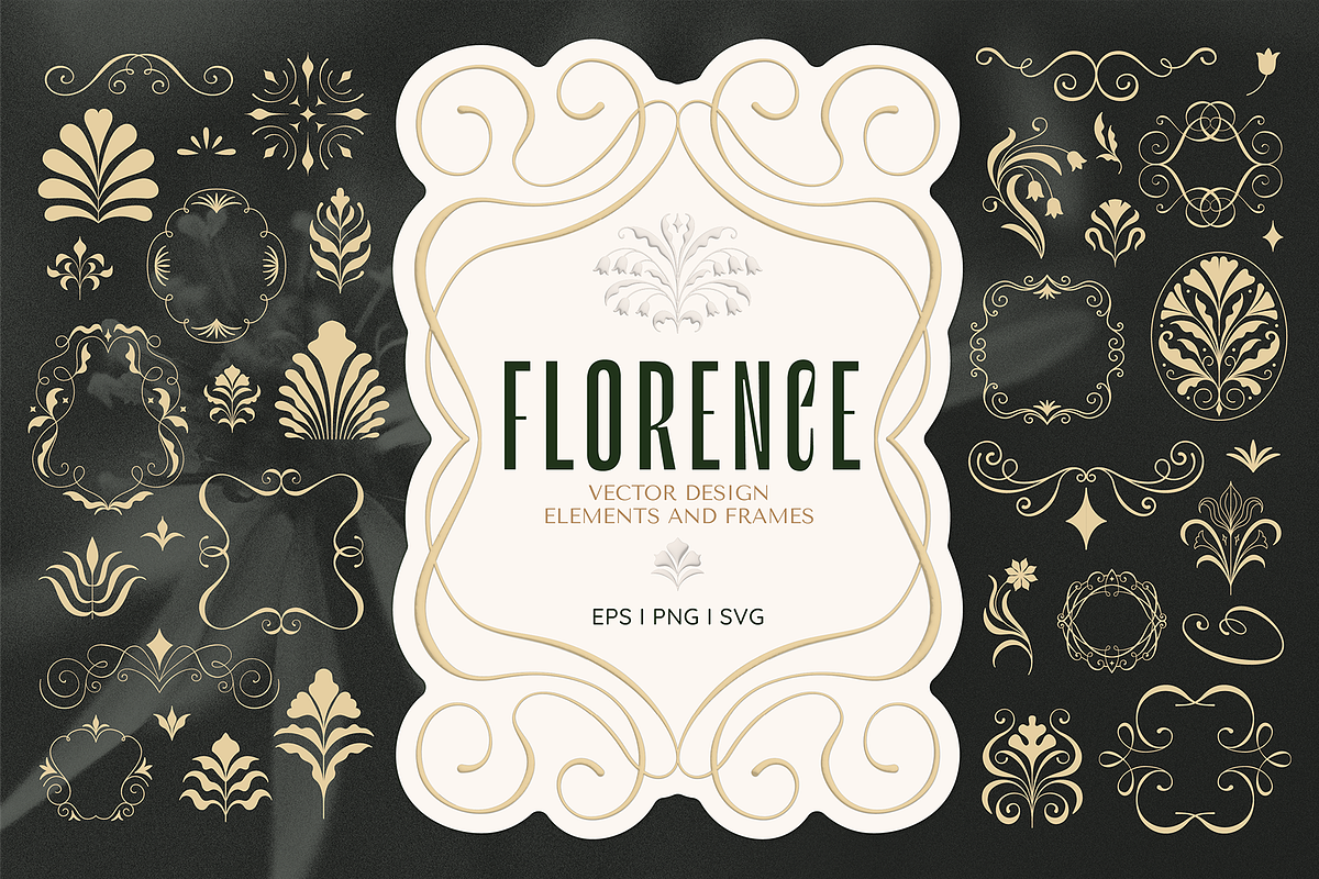 Vector frames and logo templates, an Object Graphic by venimo (Photo 1 of 14)