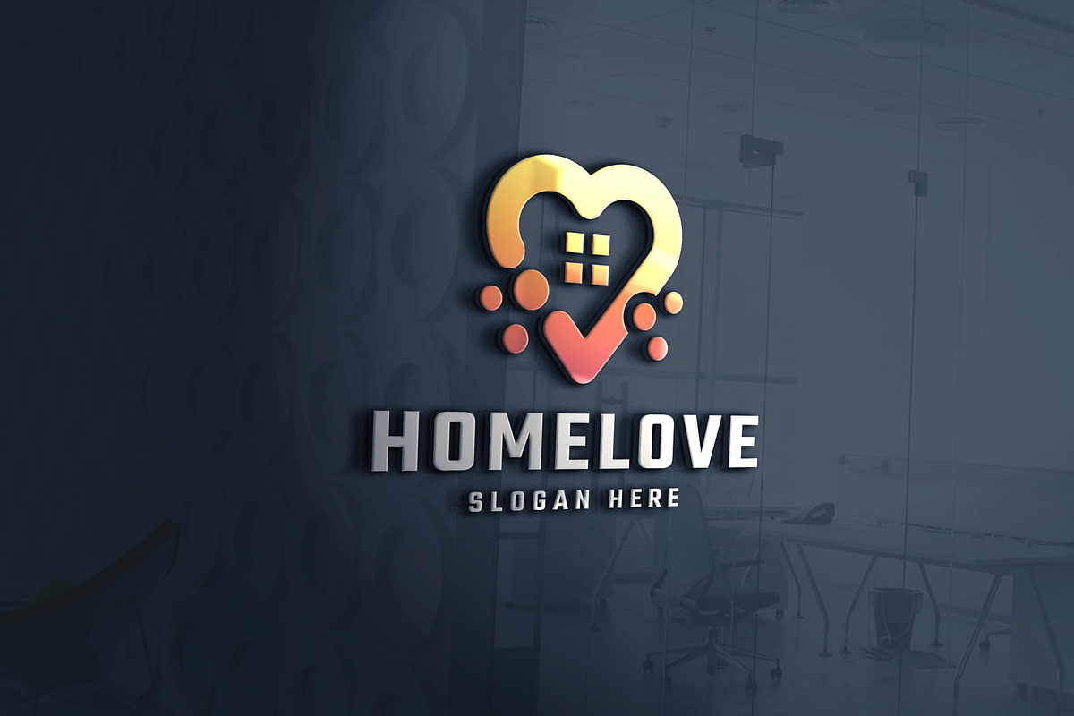 Home Love Trusted Care Logo, a Branding & Logo Template by Design_Planet (Photo 2 of 3)