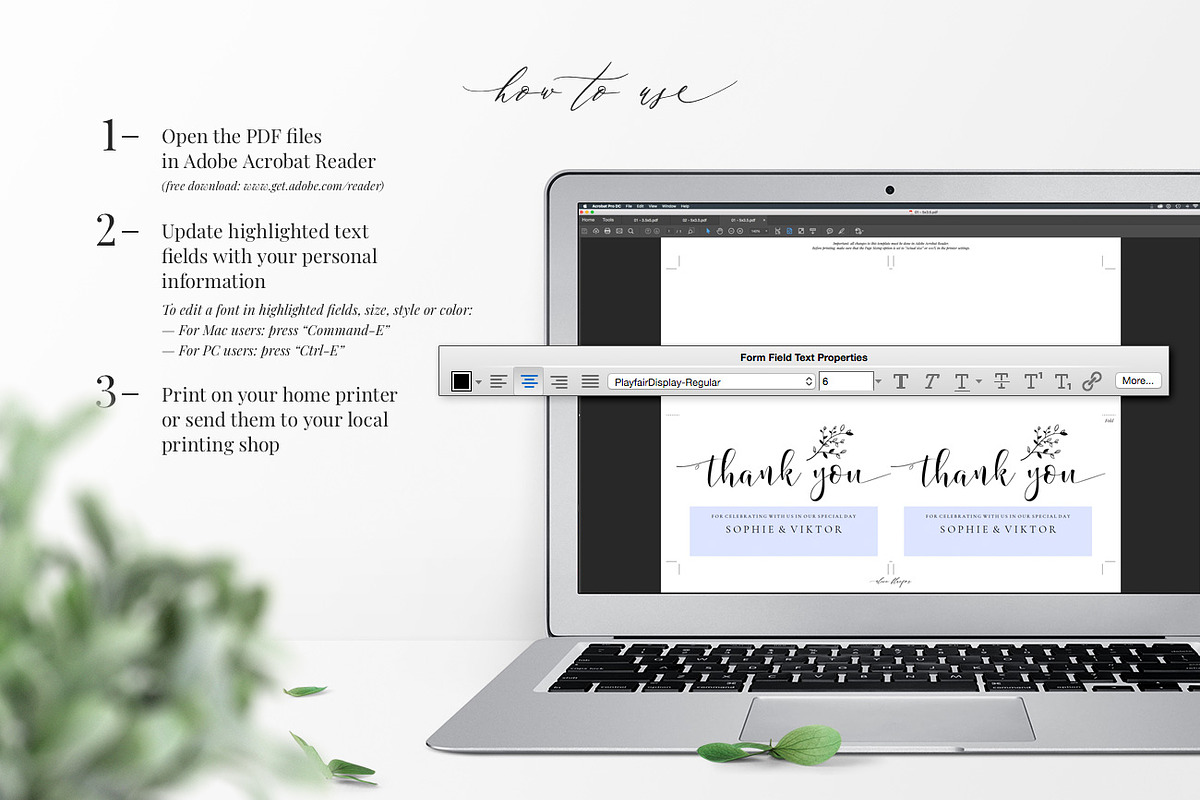 Wedding Thank You Card, Sophie, an Invitation Template by Alice Bluefox (Photo 4 of 7)
