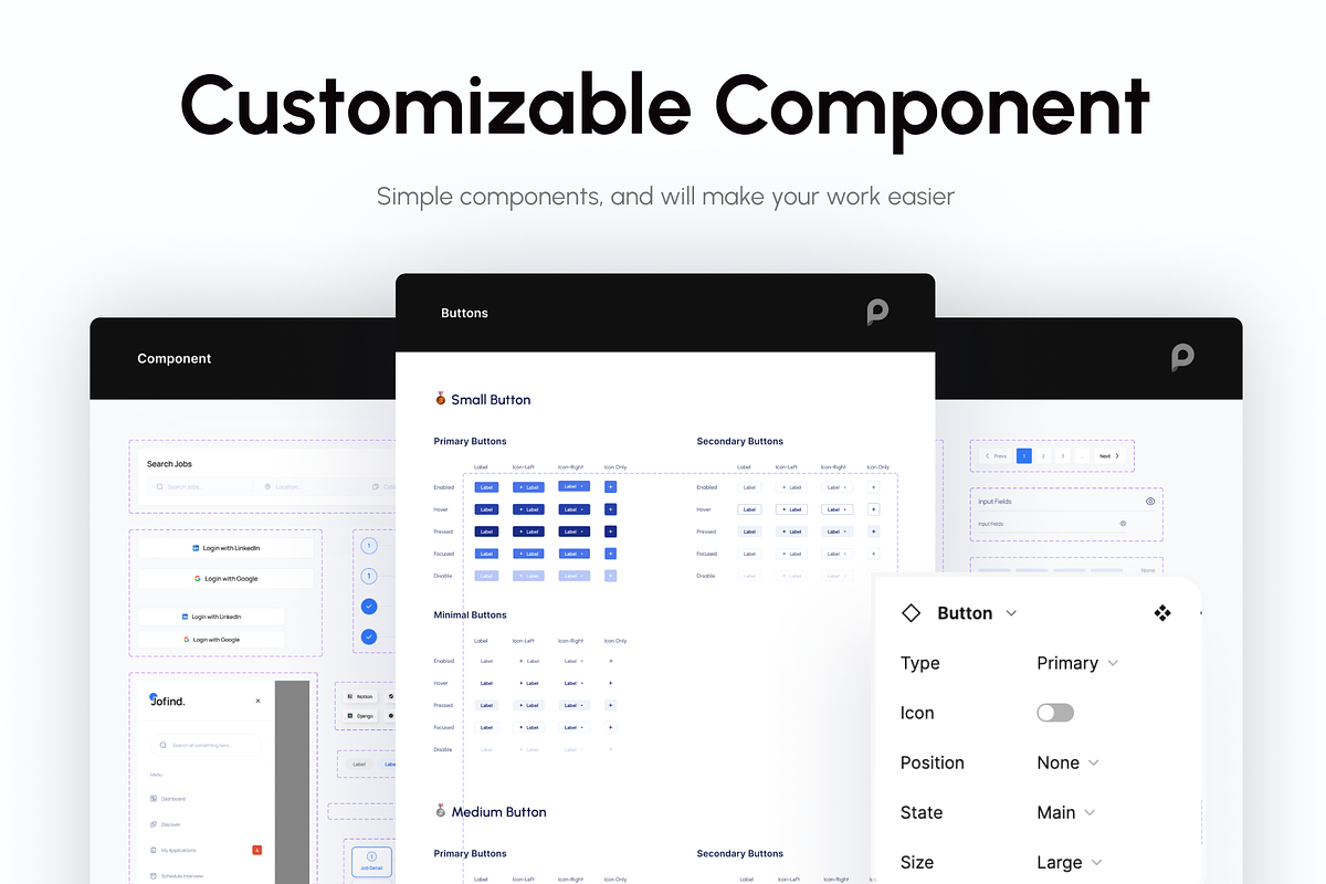 JoFind - Job Finder Dashboard UI Kit