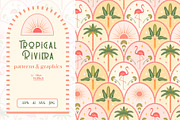 Tropical Riviera Patterns & Graphics, a Pattern Graphic by Olya Haifisch (Thumbnail 1 of 13)