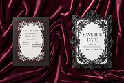 Gothic Wedding Invitation Mockup |, a Mockup by StormDigitalArt (Thumbnail 2 of 2)