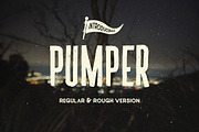 Pumper Typeface, a Sans Serif Font by Aksa & Nusa Co. (Thumbnail 1 of 6)