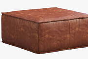 Joybird Lyle Leather Ottoman, a Furniture 3D Model by 3dmitruk (Thumbnail 13 of 30)