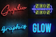 Neon Photoshop Text Effects bundle, an Action Add-On by Chipshpow Graphics (Thumbnail 4 of 6)