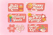 Sunnyside Groovy Font + Extras, a Script Font by Fortunes Co (Thumbnail 5 of 14)