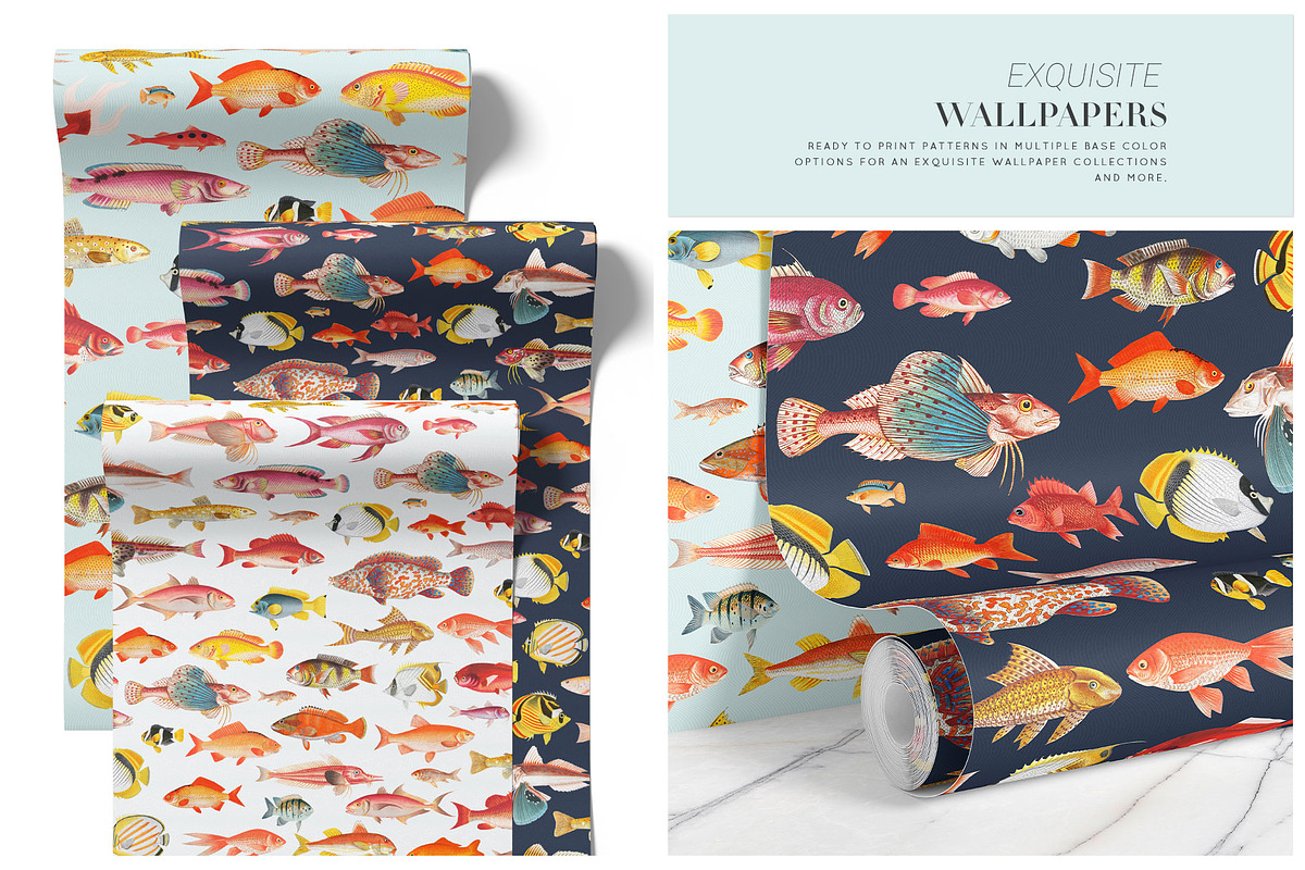 Mulgogi, Luxury Aquatic Designs., a Pattern Graphic by TSTUDIO (Photo 15 of 15)