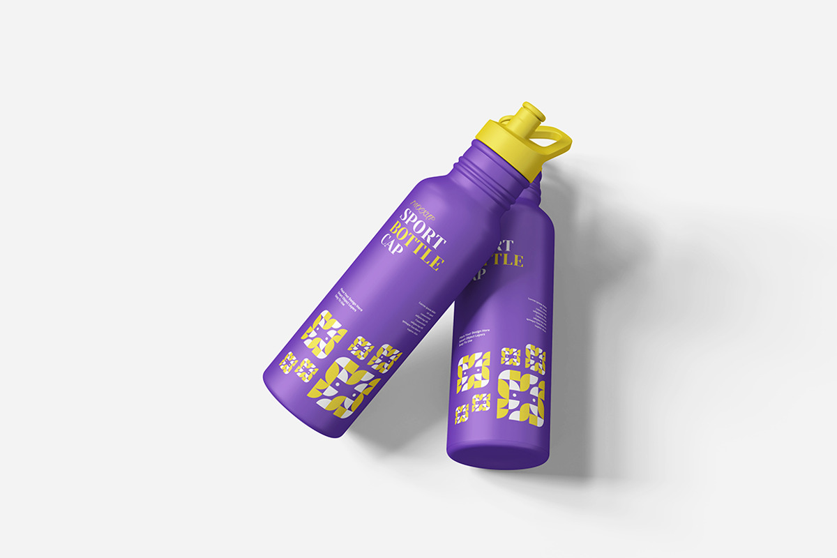Bottle Sport Mockup, a Product Mockup by Indah (Photo 4 of 6)
