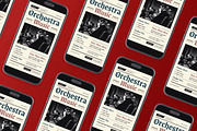 Classic Orchestra Music Flyer Set, a Flyer Template by Aiyari Graphic (Thumbnail 2 of 3)