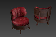 Chair - Art Deco, a Furniture 3D Model by Video Game Assets (Thumbnail 1 of 2)