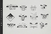 100+ PREMIUM HANDDRAWN ADVENTURE SET, an Object Graphic by Vibesteam (Thumbnail 8 of 13)