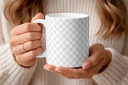 Hand Holding Mug Mockup, a Cups & Container Mockup by Country4k (Thumbnail 2 of 3)