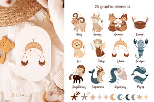 Zodiac Baby Clipart