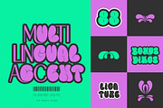 Mamboo Bubble Mix Graffiti Font, a Sans Serif Font by alit design (Thumbnail 16 of 20)