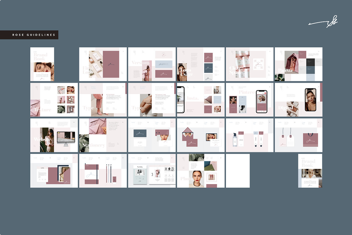 ROSE — Brand Guidelines, a Brochure Template by Studio Standard (Photo 16 of 16)