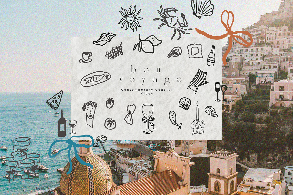 Handdrawn Dolce Vita Summer Icons, an Object Graphic by Laras Wonderland (Photo 12 of 14)