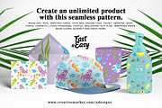 Under The Sea Seamless Pattern, a Pattern Graphic by NDesigns (Thumbnail 4 of 4)