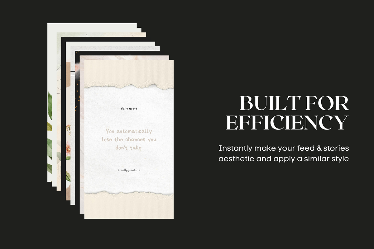 Minimal Instagram Quotes Collection, a Social Media Template by Palm Creatives (Photo 3 of 7)