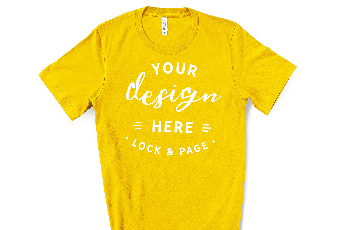 Male Bella Canvas 3001 Mockup Bundle, a Shirt Mockup by lock and page (Photo 23 of 60)