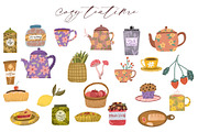 Summer hygge clipart &digital papers, a Seasonal Illustration by Yelloo Fish (Thumbnail 5 of 10)