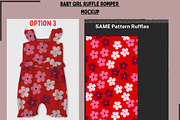 Baby Girl Ruffle Romper Mockup, a Shirt Mockup by Nora Gad (Thumbnail 8 of 21)