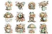 Whimsical Spring Singpost Clipart, a Graphic by CitraGraphics (Thumbnail 2 of 5)