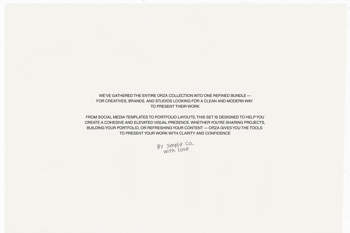 ORZA BUNDLE | ALL TEMPLATES, a Social Media Template by Simple có (Photo 2 of 6)