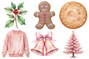 Blush Winter Clipart, an Illustration by Pixels.Craft (Thumbnail 2 of 7)