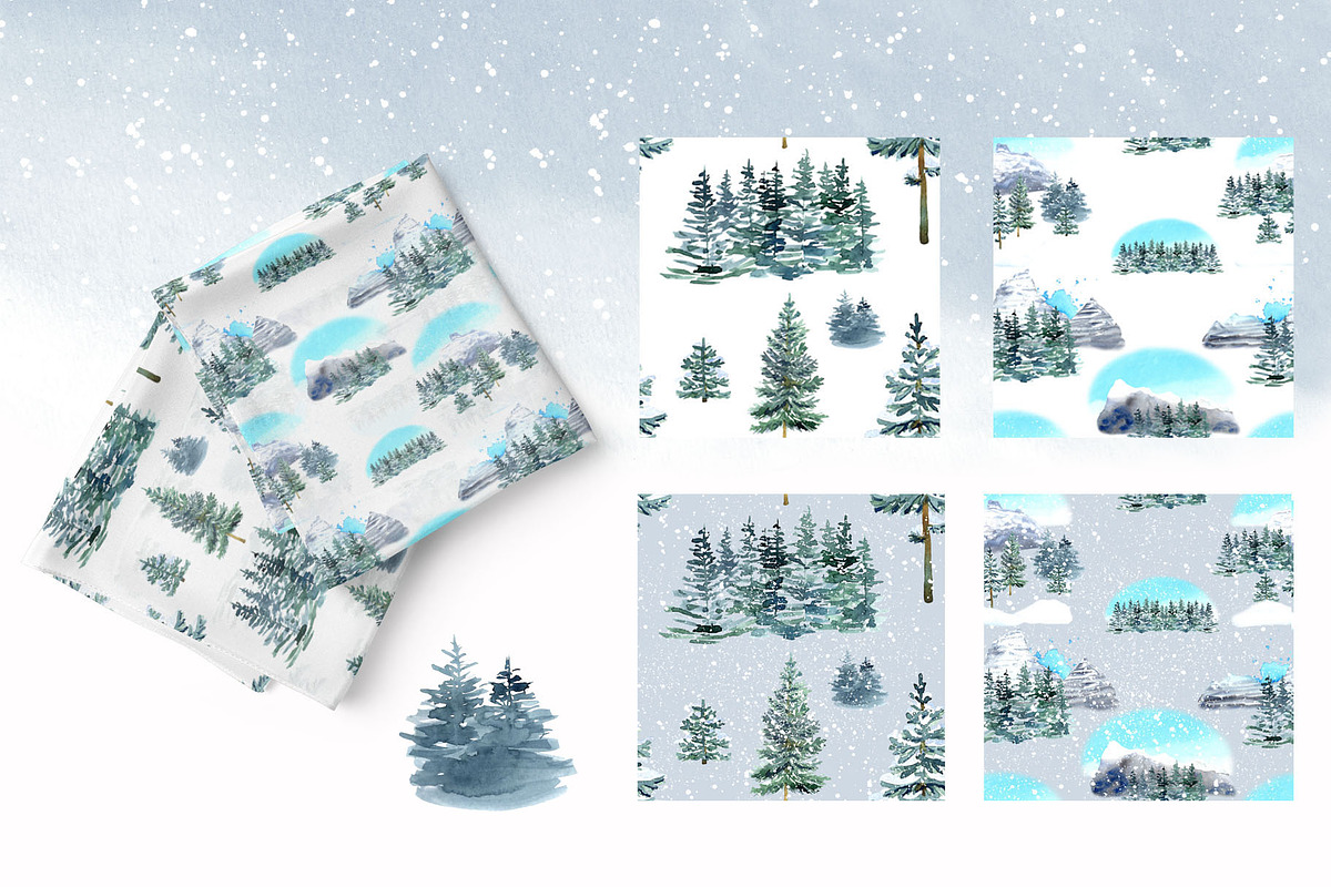 Winter Forest, an Animal Illustration by JennyColorArt (Photo 6 of 6)