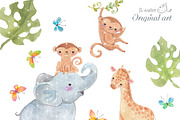 Safari, Jungle Animals, an Animal Illustration by JaneLane (Thumbnail 2 of 2)
