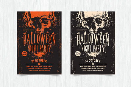Halloween Party Flyer, a Flyer Template by DesignWorkz