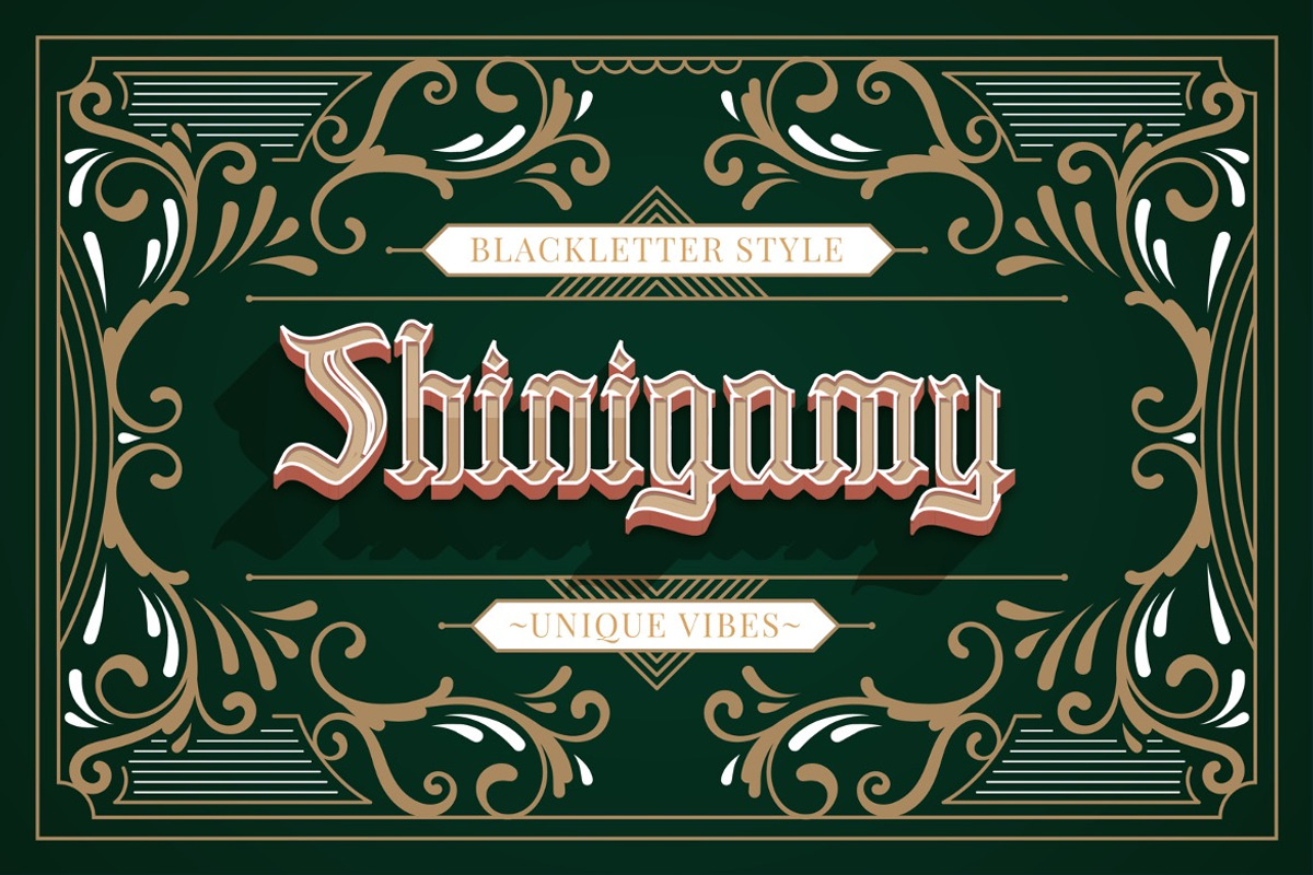 JavierSkull - Decorative Blackletter, a Blackletter Font by Dhabee (Photo 5 of 15)