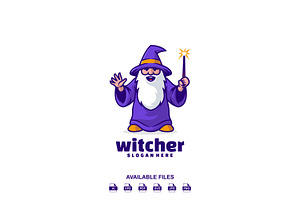 Witch Logo, a Design Template by artchiles_design