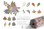Fall Woodland Clipart & Patterns Kit, a Seasonal Illustration by KaramfilaS (Thumbnail 8 of 25)