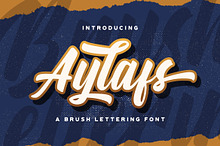 Aylafs - Bold Script Font