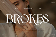 Brokes || Modern Minimalist Serif Fo